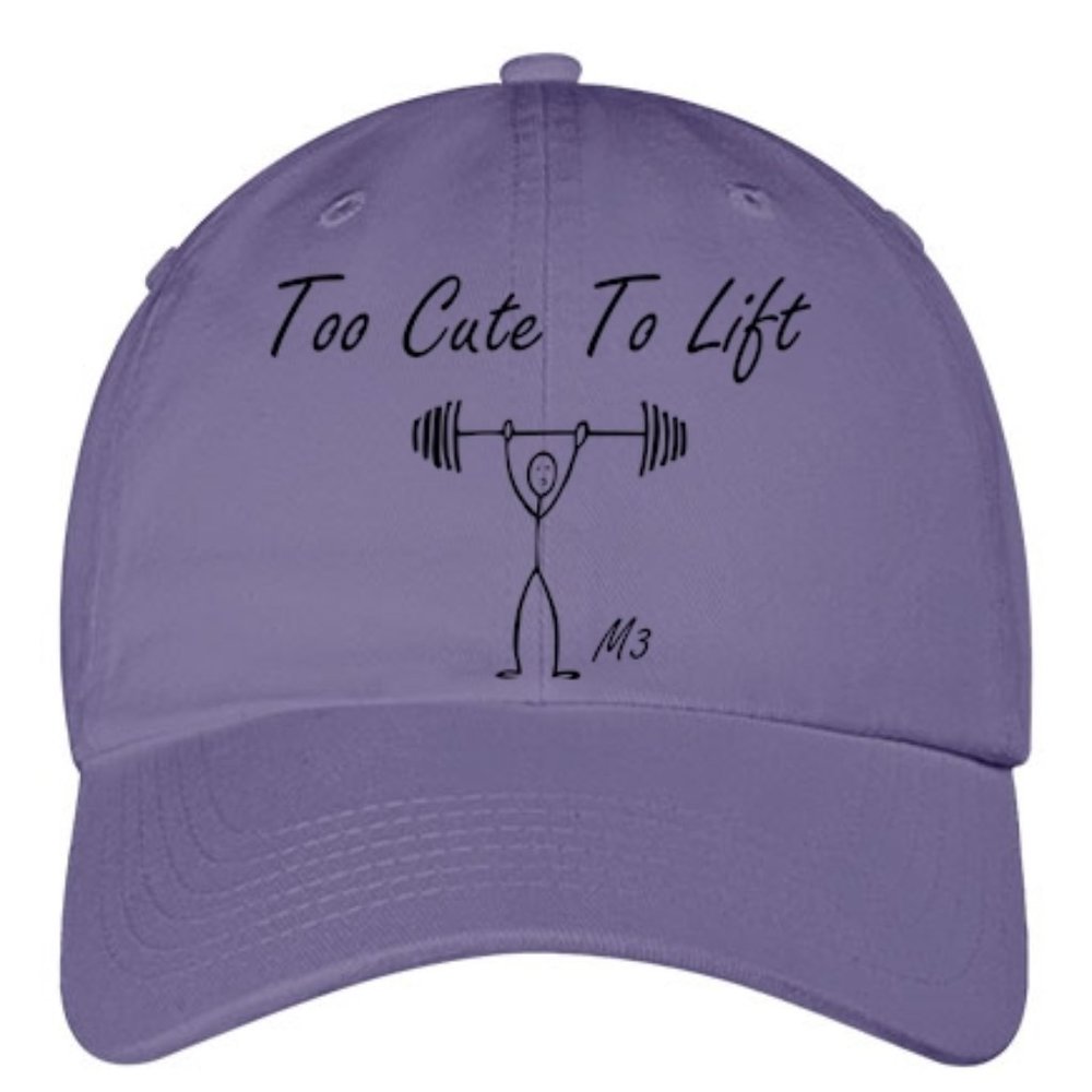 Embroidery Dad Caps (Strapback) Color-lavender